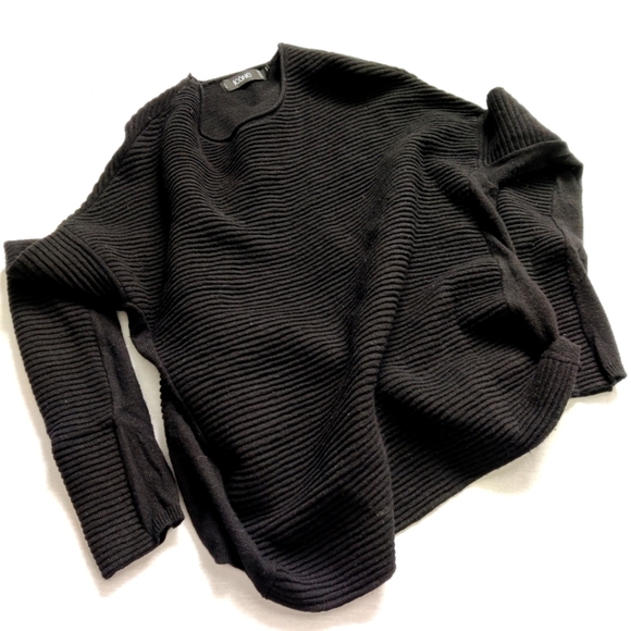 ICONE Simons wool and cashmere blend black sweater - Picture 1 of 8